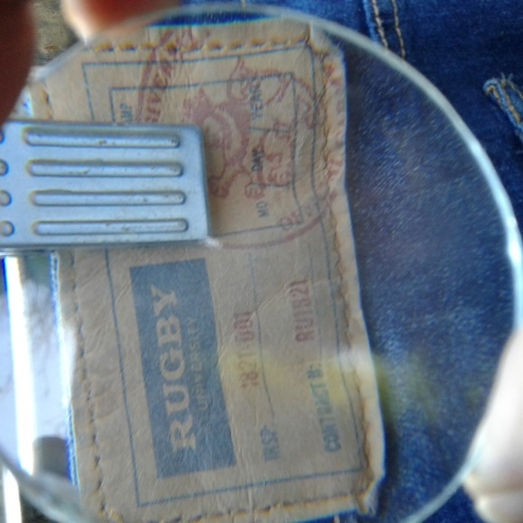 rugby university Jeans Mens Rugby Size 3632 Stretch Blue No